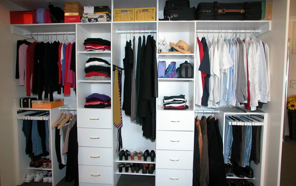 range of wardrobe internal options 
